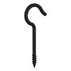 National Hardware Medium Storm Shine Black Zinc 3-3/8 in. L Ceiling Hook 1 pk N820-106